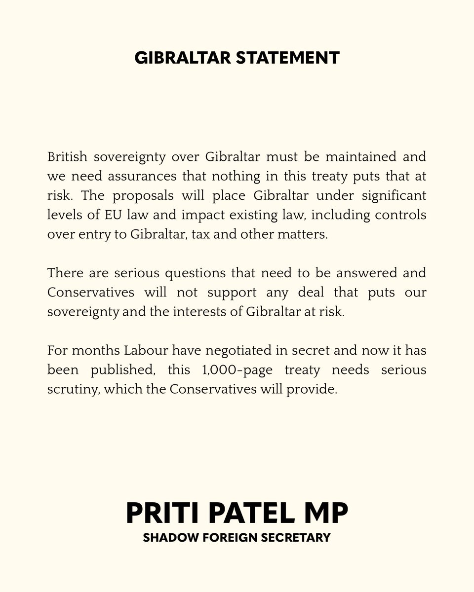 Priti Patel MP tweet media
