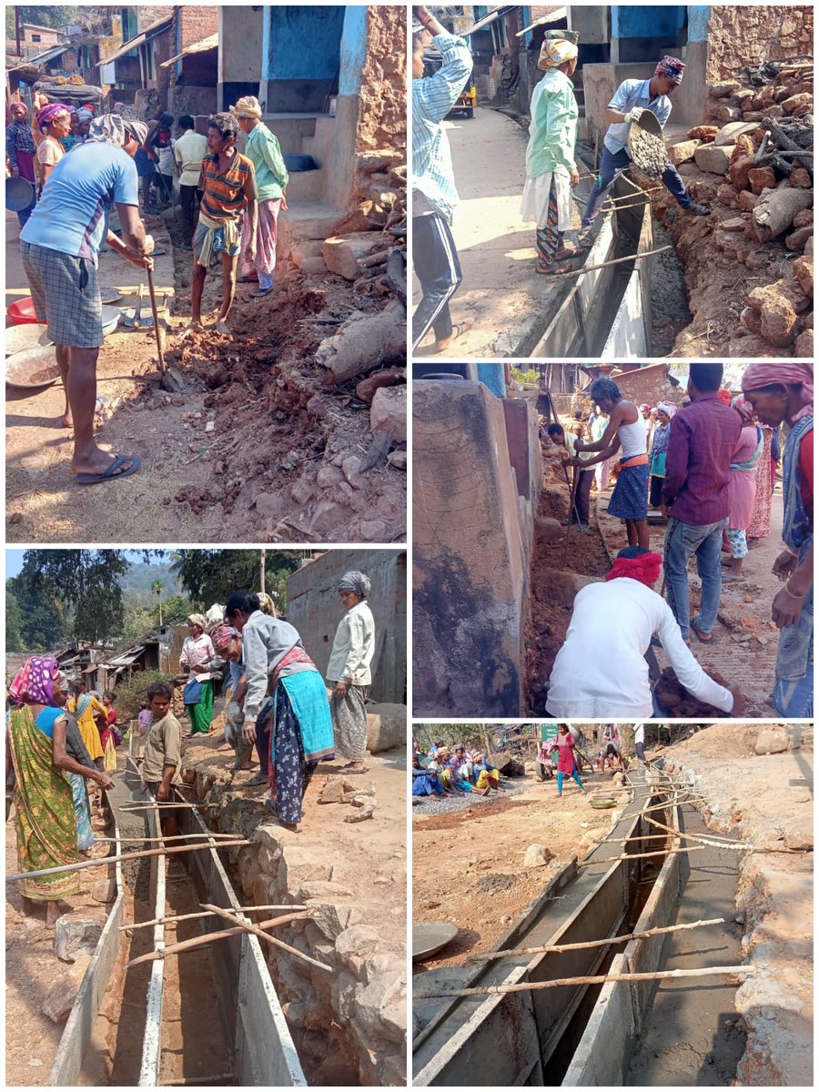 CDO_ZP_GJP's tweet photo. In a pilot initiative,   "Exciting project update from Rayagada Block Gajapati.  a 130mtr *Magic Drain* has been constructed in U. Sankarada Village, S.Kardasngi GP, Rayagada Block, Gajapati  District Odisha to manage grey water and rainwater. The drain features soak pits every 20m to enhance water conservation and stop mosquito  breeding. Costing ₹1,00,000, this project aims to improve water management , environment  clean and Disease free benefit to the local community.
@CMO_Odisha 
@DM_Gajapati 
@PRDeptOdisha 
@swachhbharat 
@CGWB_CHQ