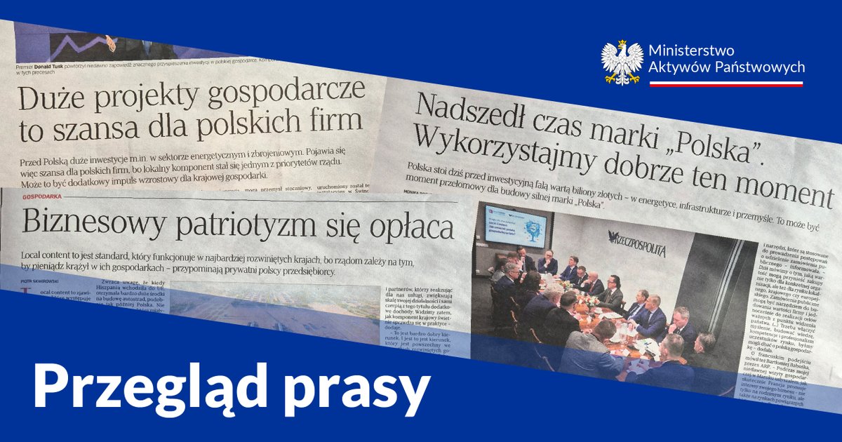 Ministerstwo Aktywów Państwowych 🇵🇱 tweet media