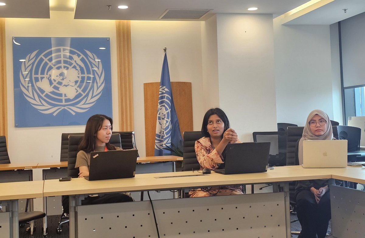Aktaruddin_UN's tweet photo. During my meeting with @UNVolunteers in Malaysia! 🇺🇳, my take:

The energy in the room? #Purposeful.
The direction? #Forward-looking.
The commitment? #Stronger than ever.

Our 17 brilliant UN volunteers are supporting @UNinMalaysia from innovation to inclusive #development! https://t.co/GGGwYqnVe4