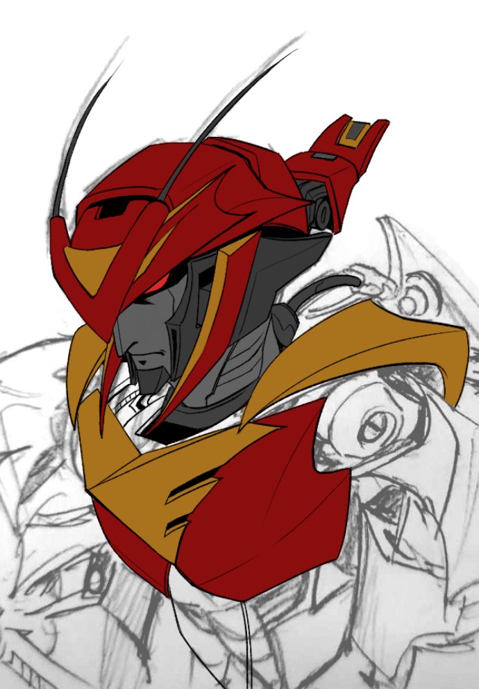 P0STL3's tweet image. 沒人在乎但我發一下我家孩子Clavex💆‍♂️
#TransformersOC