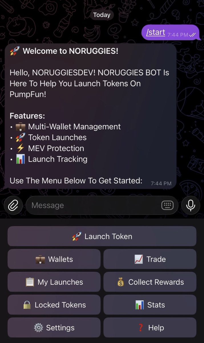 noruggies's tweet photo. Are you sick of getting rugged? 💀 

We’re building the safer trenches. 

Our telegram bot launches tokens on pump fun with locked collateral under dev wallets. Our NFTs give early CA access’s. 

Safety • Utility • Same fun 

#solana #pumpdotfun https://t.co/HagY6iztBd