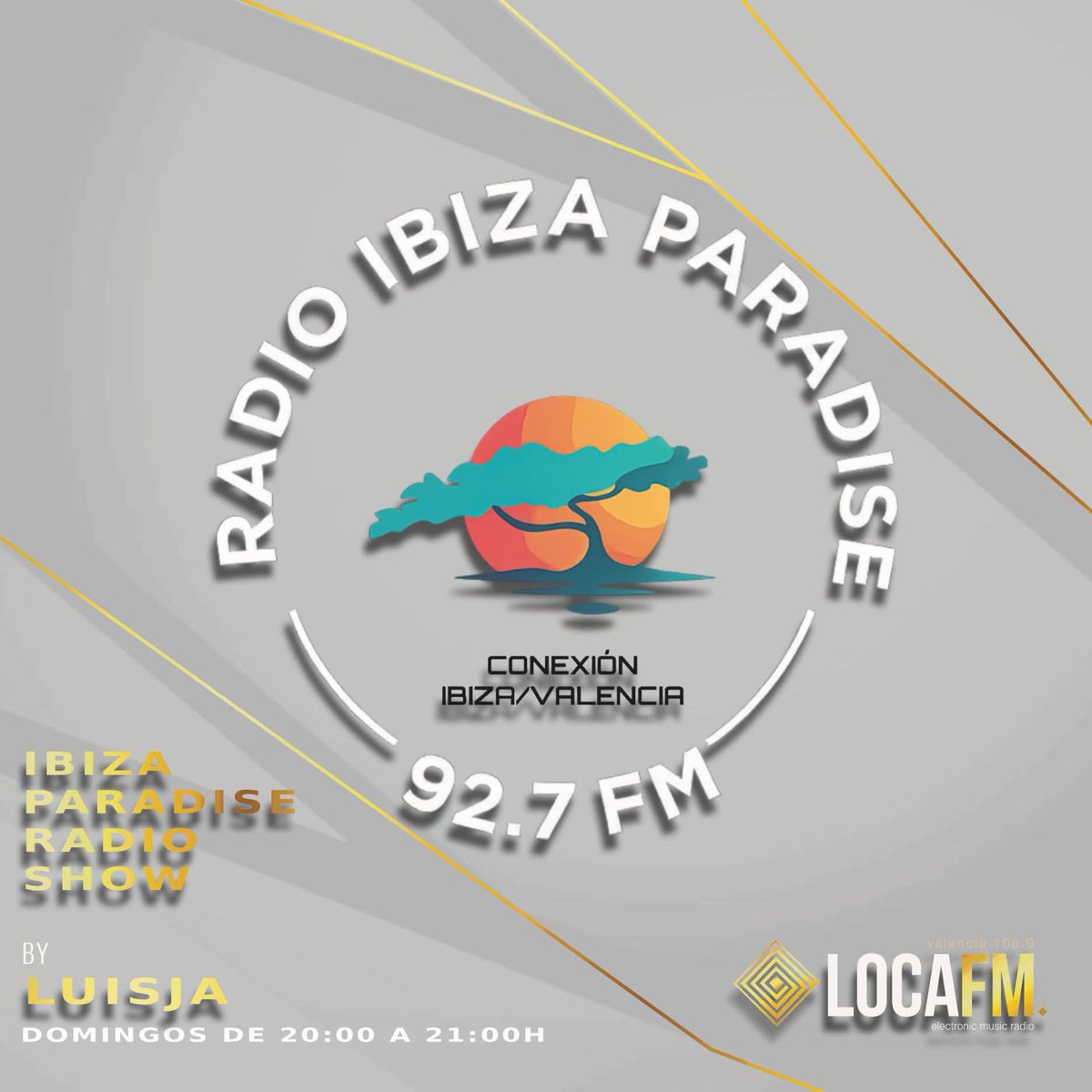 "Ibiza Paradise Radio Show", la esencia del sonido ibicenco más baleárico. Cada domingo de 20 a 21h, en un proyecto compartido desde Loca Fm Valencia CV con "Radio Vilasound Ibiza 92.7 FM". Esta semana, contamos con el set de Luisja. 
#LocaFmValencia #Valencia #radio #dj #radiodj