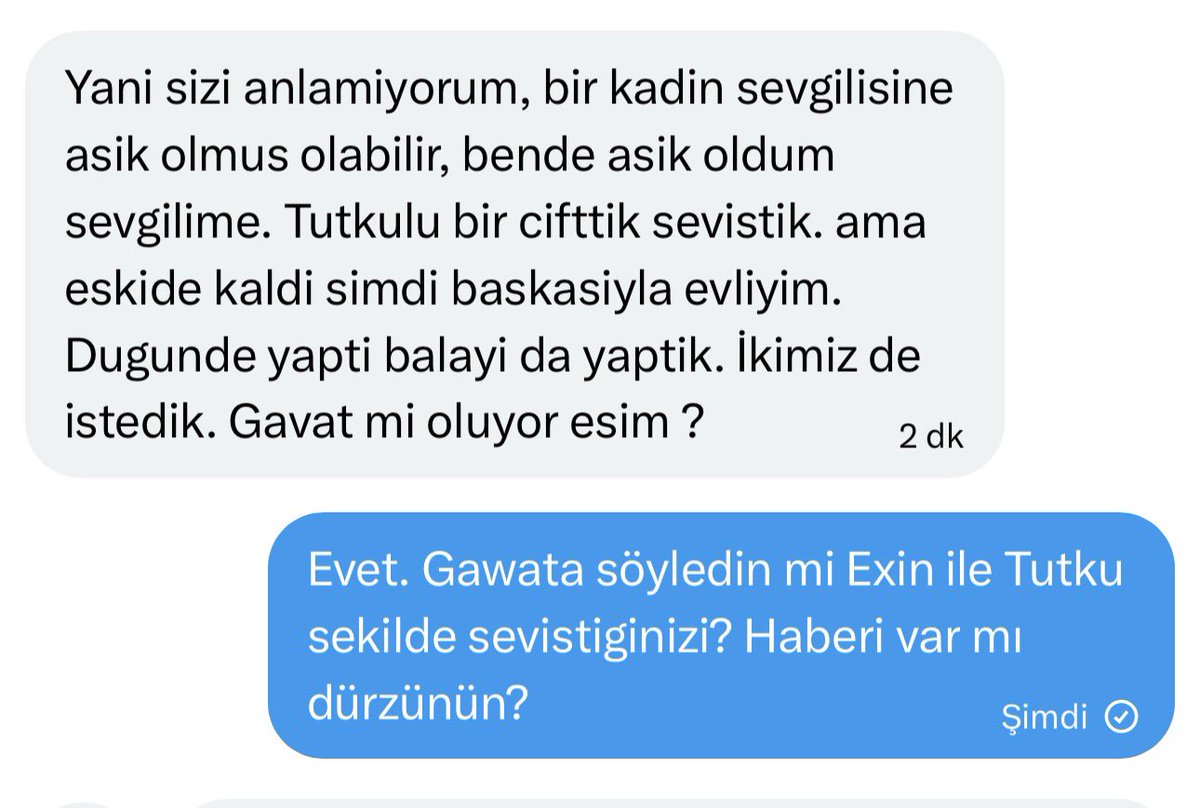 Sarapseverr's tweet photo. Bir Kadın Takipçimiz, Exi ile Tutkulu zamanlar geçirdikten sonra Evlenmiş. 

Ona göre Gayet Normal Bir şeymiş. Ama eşinin haberi yokmuş Tutkulu Zamanlardan. https://t.co/Xfndx5mmFR