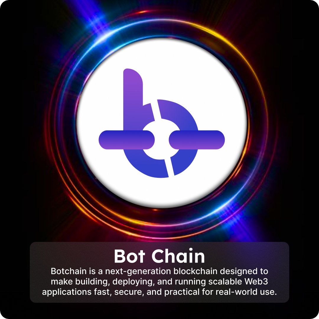 MetaBot_Apps's tweet photo. Meet *Botchain*: The next-gen blockchain powering fast, secure & scalable Web3 apps.
Build. Deploy. Scale. π
Real-world utility starts here.
https://t.co/rAlVZ9AzAK
#Botchain #Web3 #Blockchain #Crypto #BuildOnBotchain https://t.co/qafzWODuGr