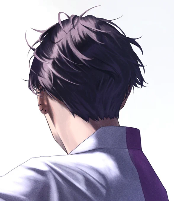 後頭部が好きです みなさん後頭部を描きましょう