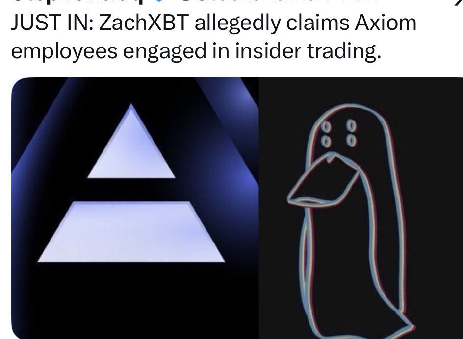 MemeCoinDr50441's tweet image. FADE AT YOUR OWN RISK $INSIDER

9hZzCHV5vioY2EmmKgzZ1zjCUHSnP29vFU2qkkydpump

P.S… $ALIVE and $PMPR are my main plays at the moment but this will be today’s runner and it also has a strong crypto / memecoin narrative