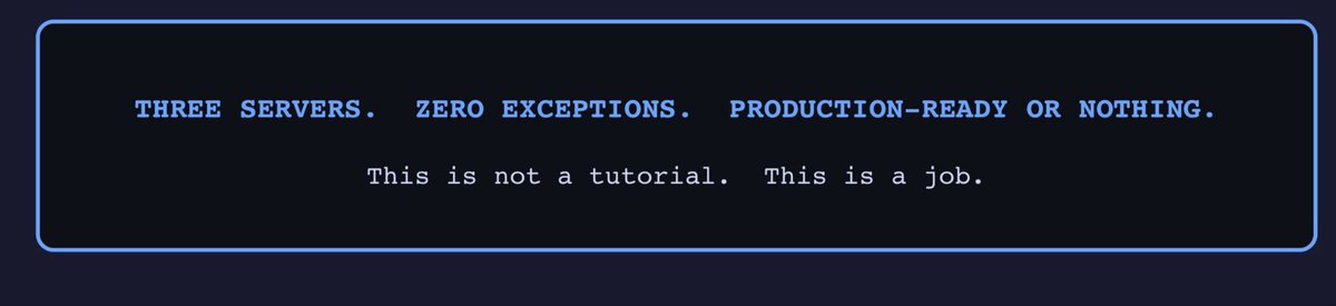 We don’t do tutorials.. we create real world projects