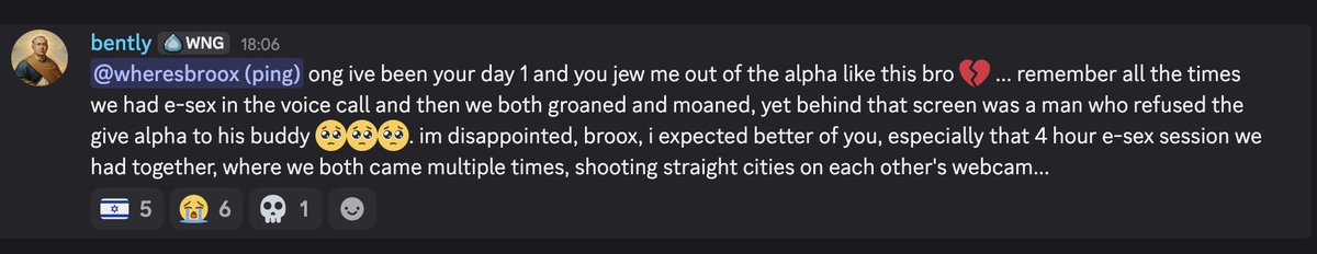 scenes at the axiom discord channel