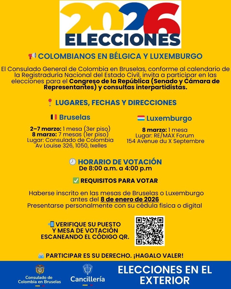 Embajada de Colombia en Bruselas tweet media