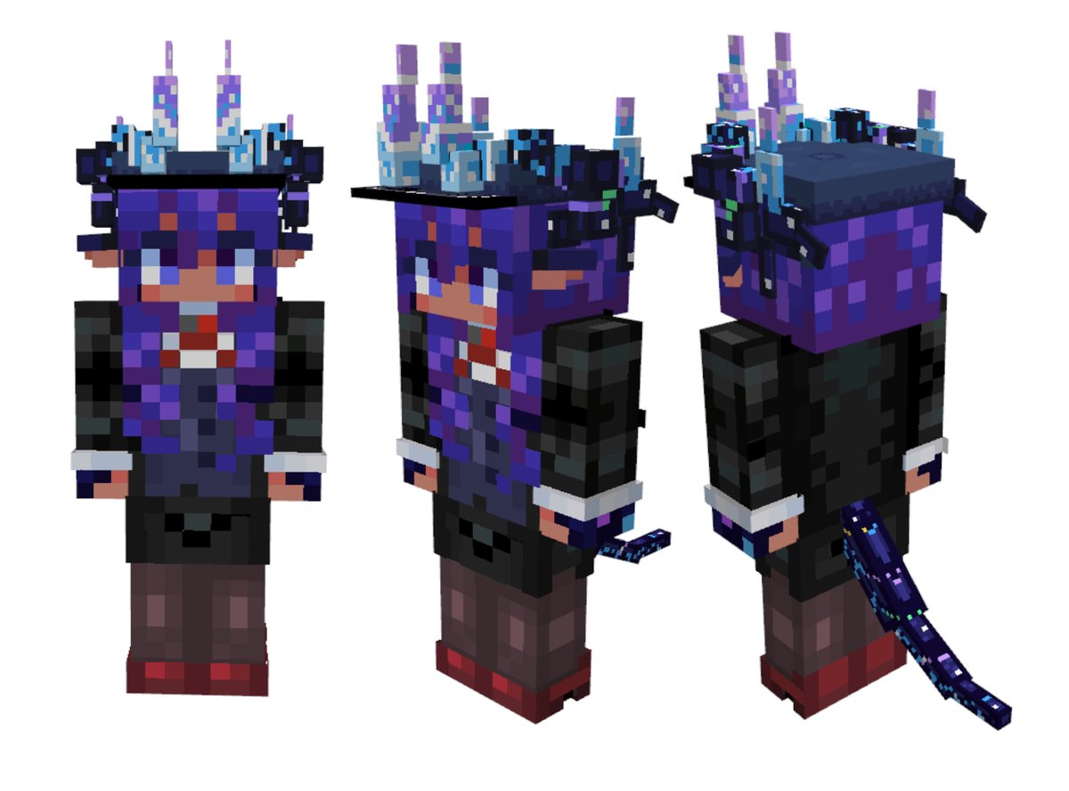 HatofInquiry's tweet photo. Forgot that I attempted to make my own Minecraft skin a couple of months back, so here it is :P https://t.co/rYJ7ZgV4gH