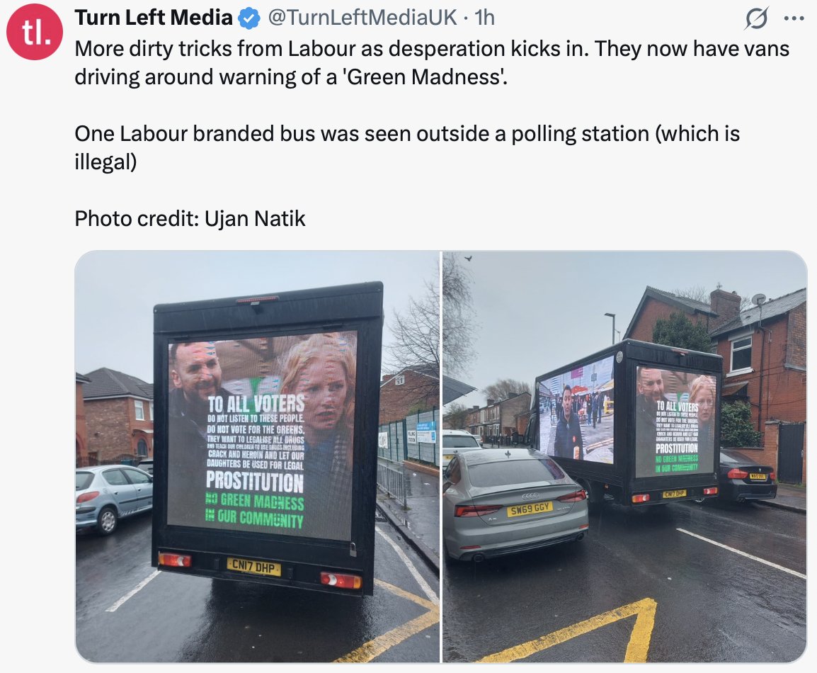 leninology's tweet photo. All this stuff is going to really damage Labour, and not in the particularly long run even if they somehow squeeze through. It's not just that the tactics are low-reaching and cynical; they are incompetently so, desperately so, utterly transparent, and being laughed at. https://t.co/xU34dLq8Qh