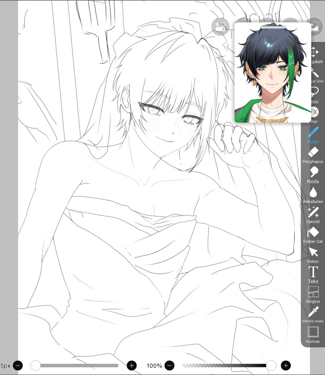 Sketsa 🥺
#YudiArtsbun