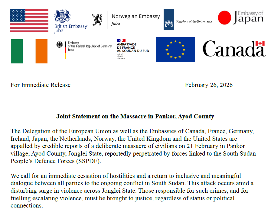 U.S. Embassy Juba, South Sudan tweet media