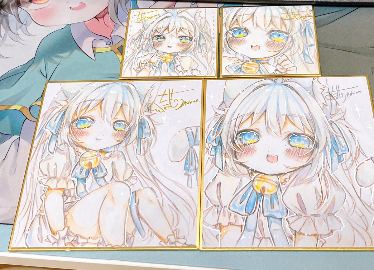 すーみぃちゃん直筆色紙出来ました🙌🌸