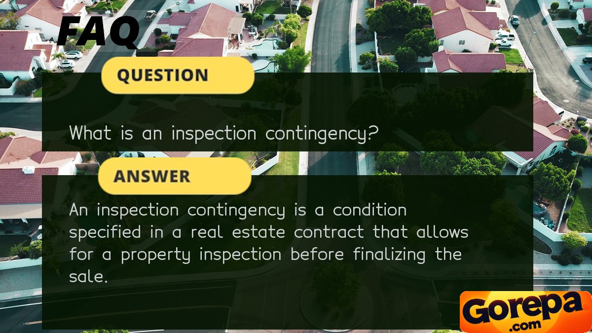GorepaAnalytics's tweet photo. An inspection contingency is a condition specified in a real estate contract that allows for a property inspection before finalizing the sale.

https://t.co/Pr6mcWqXA4

#RealEstateTips #buyrealestate #atlantarealestate #homebuyer #rentalproperties #chicagorealestate https://t.co/xDVWEVS6wH