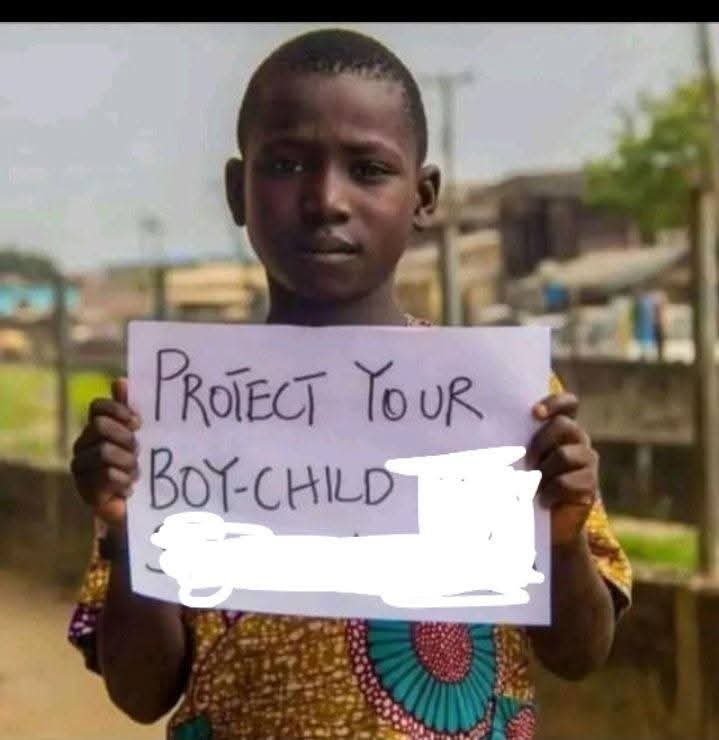 Mothers, and the general female species needs to stop being naked around the boy child. Yes initially the boy might be oblivious to nudity as they still very young but as they grow and smarten up you need to respect them and not expose to your privates like that.