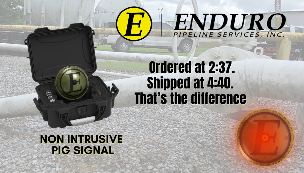 2:37 PM → 4:40 PM Multiple Non-Intrusive Pig Signals ordered on Shopify — shipped just over 2 hours later. No backorders. No delays. Need fast, reliable supply? We deliver. Order now. 🔗 shopenduro.com 📞 800-752-1628