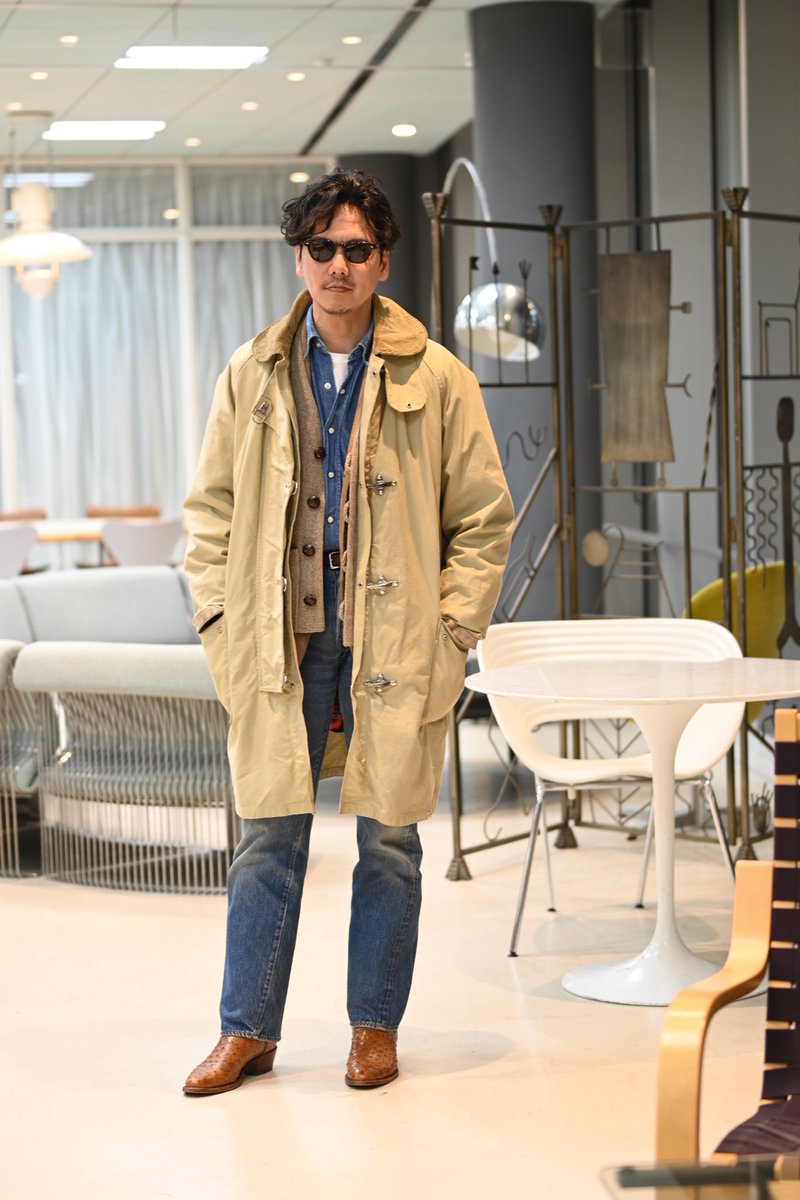 80年代【FAY】のファイヤーマンコート。 端境のこの時期に重宝します。