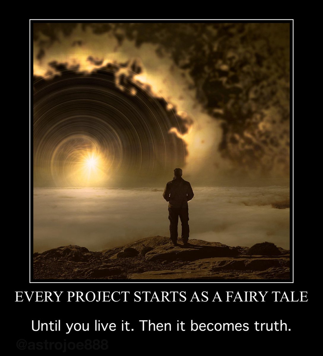 astrojoe888's tweet image. Every project starts as a fairy tale. Until you live it. Then it becomes truth. #GenX #CreativeLife #TellAFairyTaleDay