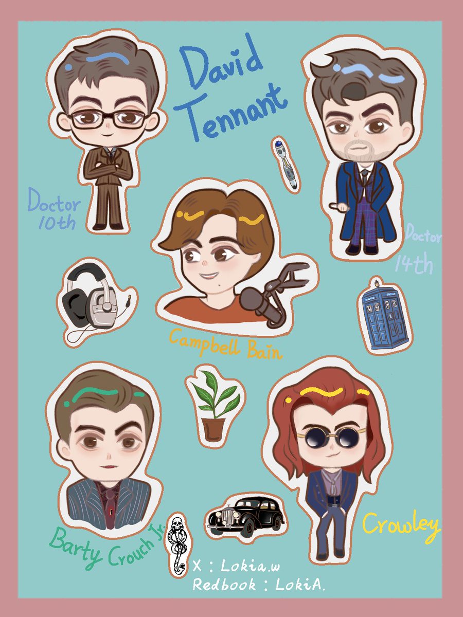 LokiaYolo's tweet photo. 💗all David Tennant
#doctorwho #tenthdoctor  #davidtennant #takinovertheasylum #campbellbain #fourteenthdoctor #goodomens #crowley
#harrypotter https://t.co/W4KRl86kPs