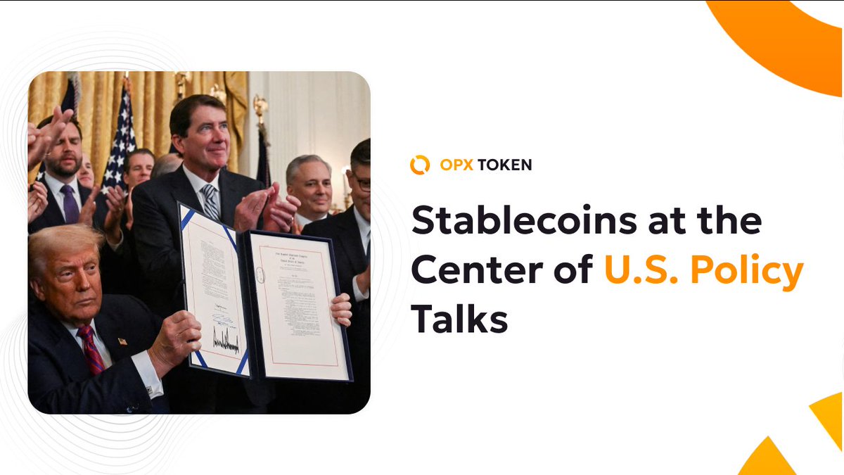 Stablecoins were once again a key topic in high-level discussions in Washington this week.

Banks remain cautious, regulators are divided, and clear frameworks are still being debated.

What’s important here is not politics — it’s the signal!