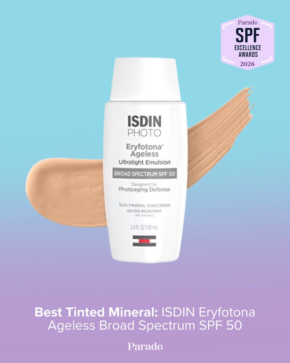 ParadeMagazine's tweet image. Here are some of the best sunscreen, SPF skincare, protective makeup and UPF products to keep your skin healthy 🧴

Check out the link below for the full list of our fave products!
parade.com/shopping/best-…

#SPF #skincare