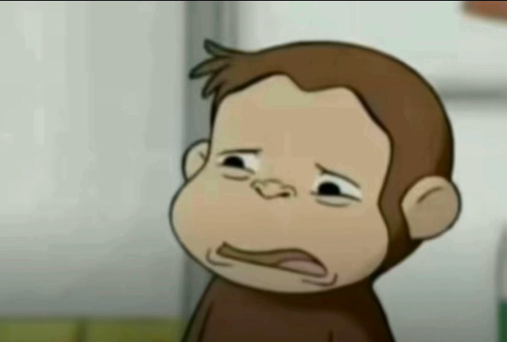 Left the curios George speechless😂