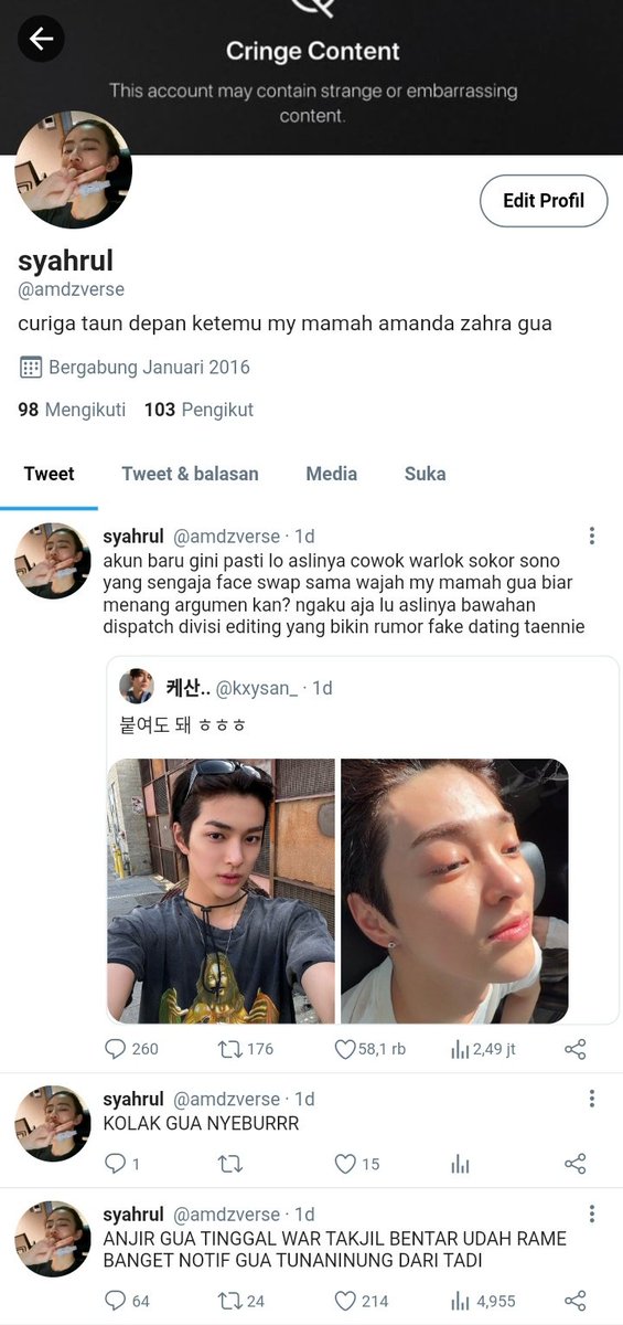 kaliiUcis's tweet photo. a #hyeonkeon #keonhyeon few tweets au 

Where's Syahrul (sh) ngefans banget sama Amnda Zahra tiba-tiba dapet jackpot bisa deket sama anaknya, Keysan (kh). https://t.co/yO2RASz6Zd