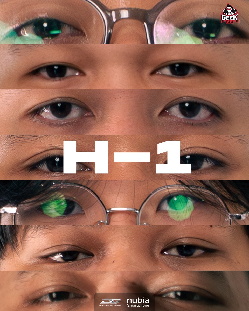 GeekFamID's tweet photo. H-1 roster reveal.
#LetsGeekwithnubia
#GeekFamXDuniaGames
#GeekFam
#GeekFamId
#OnceAGeekAlwaysAFam
#LetsGoGeeks https://t.co/HkO1zqkQkG