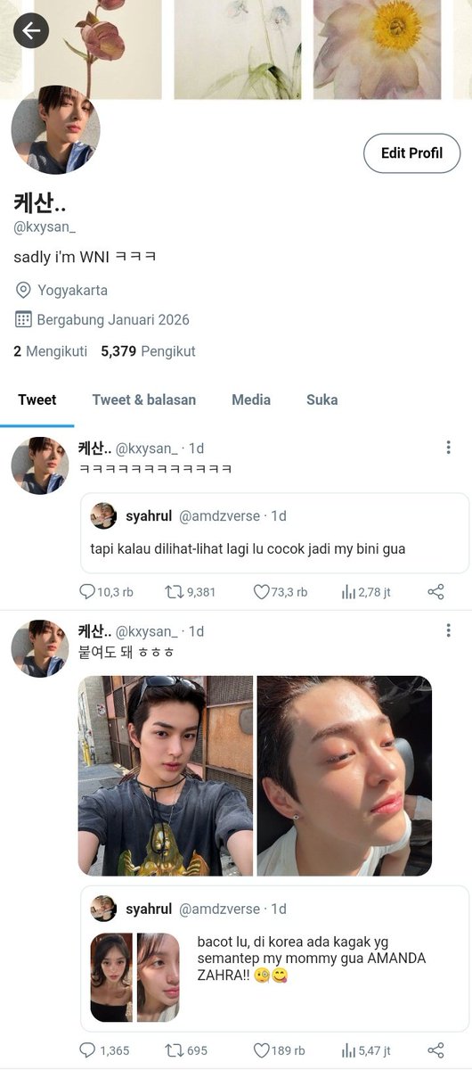 kaliiUcis's tweet photo. a #hyeonkeon #keonhyeon few tweets au 

Where's Syahrul (sh) ngefans banget sama Amnda Zahra tiba-tiba dapet jackpot bisa deket sama anaknya, Keysan (kh). https://t.co/yO2RASz6Zd