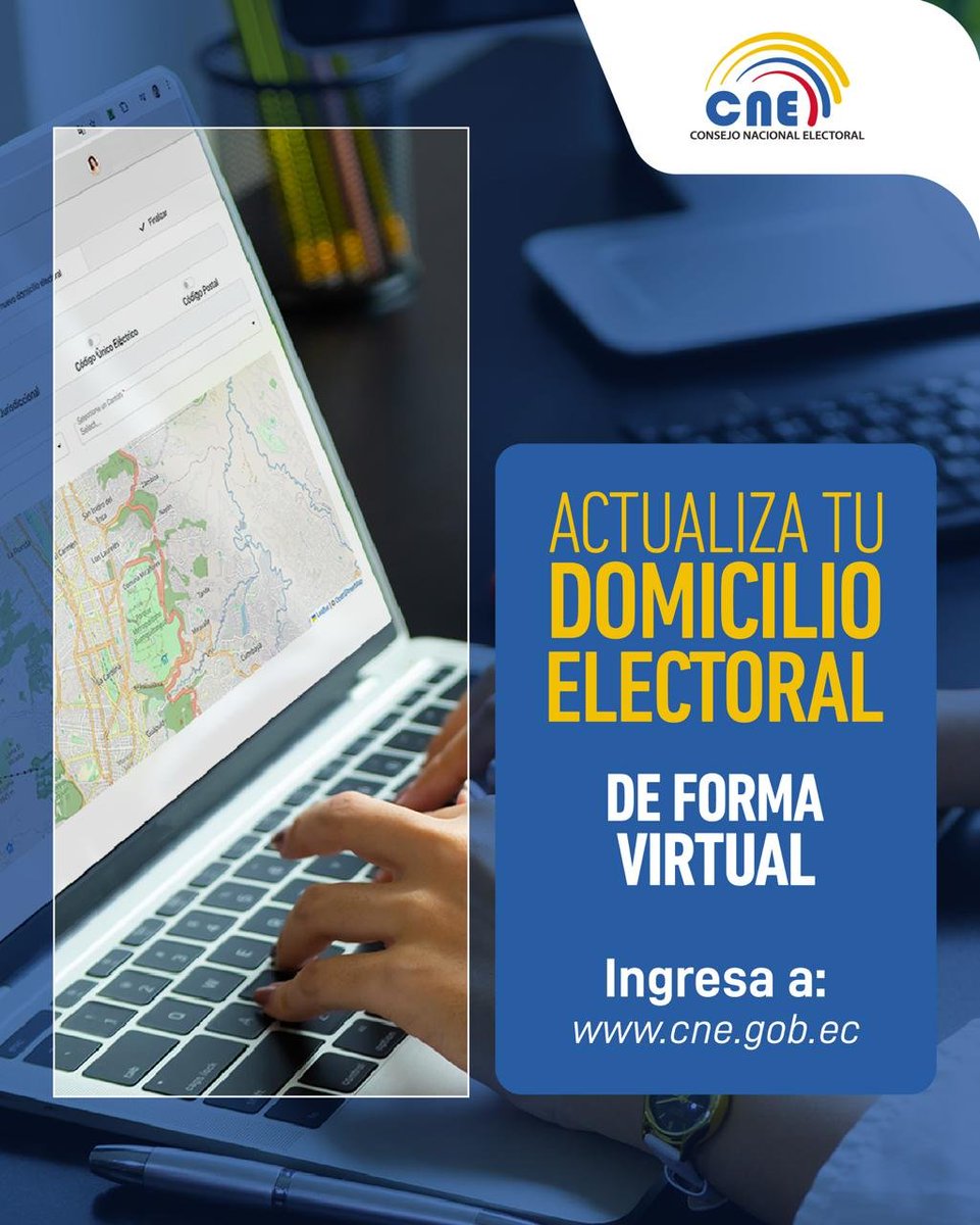 cnegobec's tweet photo. 🟨🟦🟥 #InformaciónOficialCNE

📌🏡 El Cambio de Domicilio Electoral es un servicio permanente. Solicítalo de forma virtual ingresando a https://t.co/7jydYZoM65.

¡El trámite es personal y gratuito! ✅ https://t.co/maxVe7RDdr
