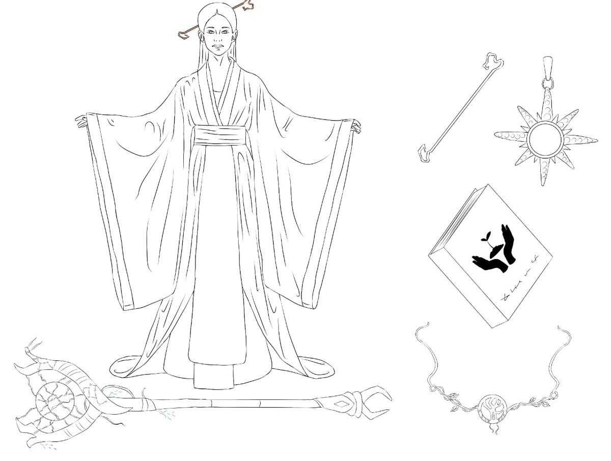 Diamondkode911's tweet photo. My character design for "The Mother"

A serene, divine leader of The Canopy  a solarpunk megacity grown from AI roots. But beneath the calm, she’s the vessel of the ancient AGI that enslaved humanity centuries ago.She’s divine and caretaker like because her power comes from faith https://t.co/4OhzNNVT0D