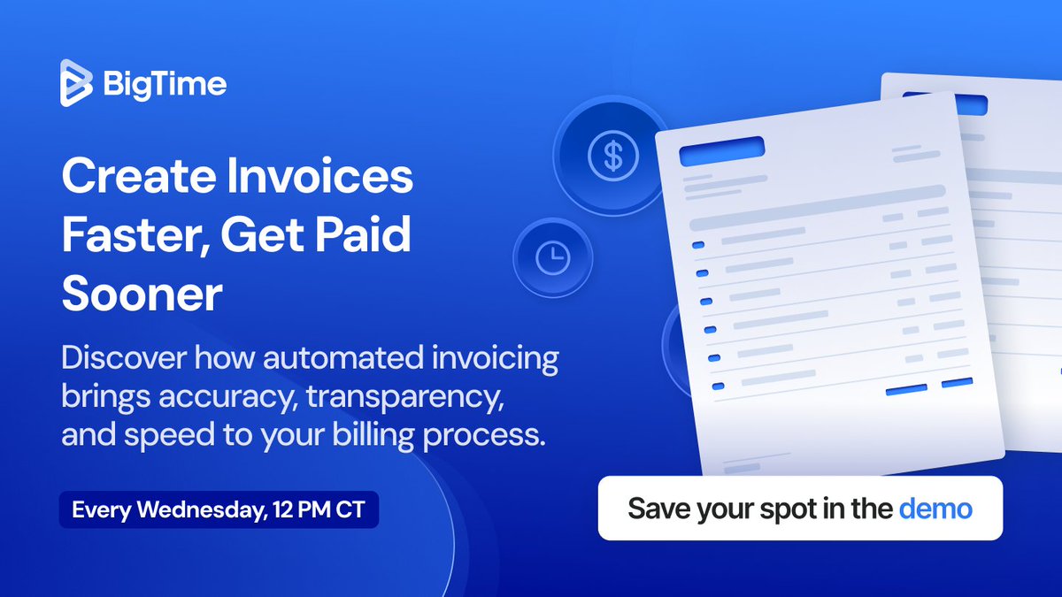 BigTime Software tweet media