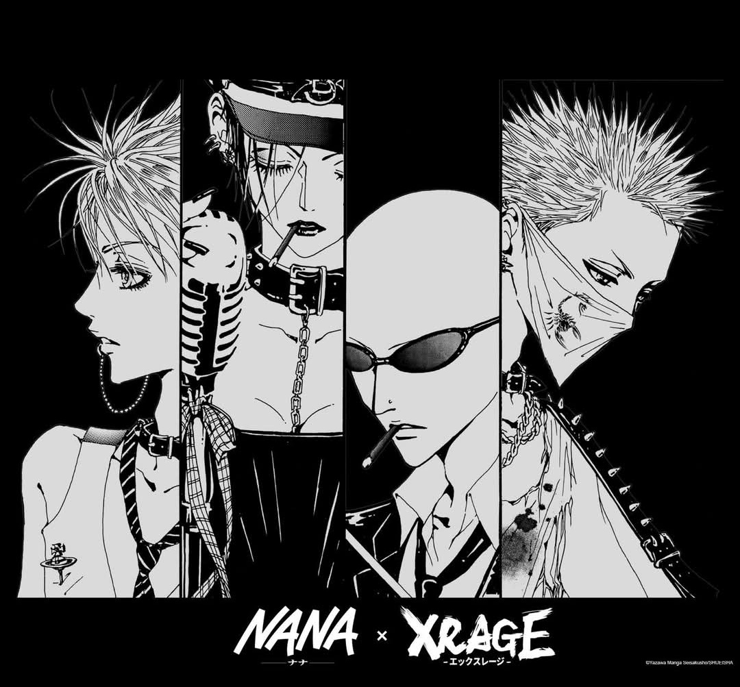 X RAGE x NANA コラボ 台湾の人気ファッションブランドがNANAとコラボ