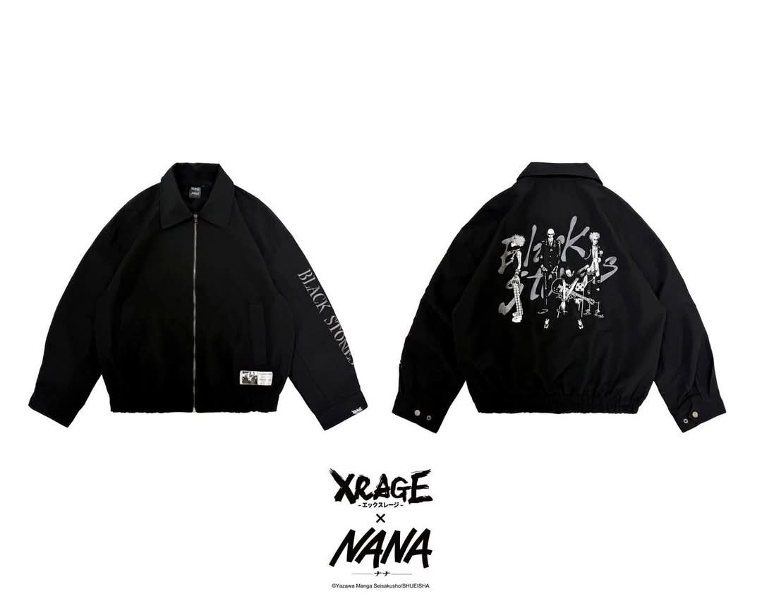 台湾　XRAGE x NANA コラボ ダブルジャケット Lサイズ X RAGE x NANA コラボ 台湾の人気ファッションブランドがNANAとコラボ