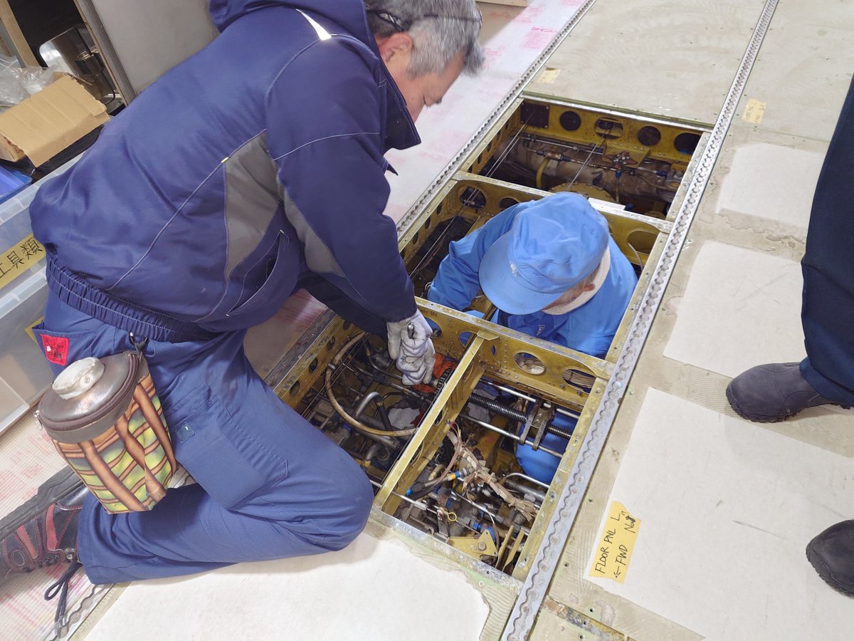 複数の方から「フラップ作動機構の固着は？」とご心配いただいていた