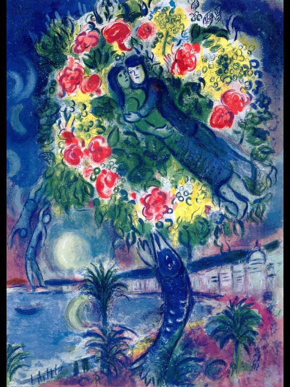 Couple and Fish #artbots #chagall