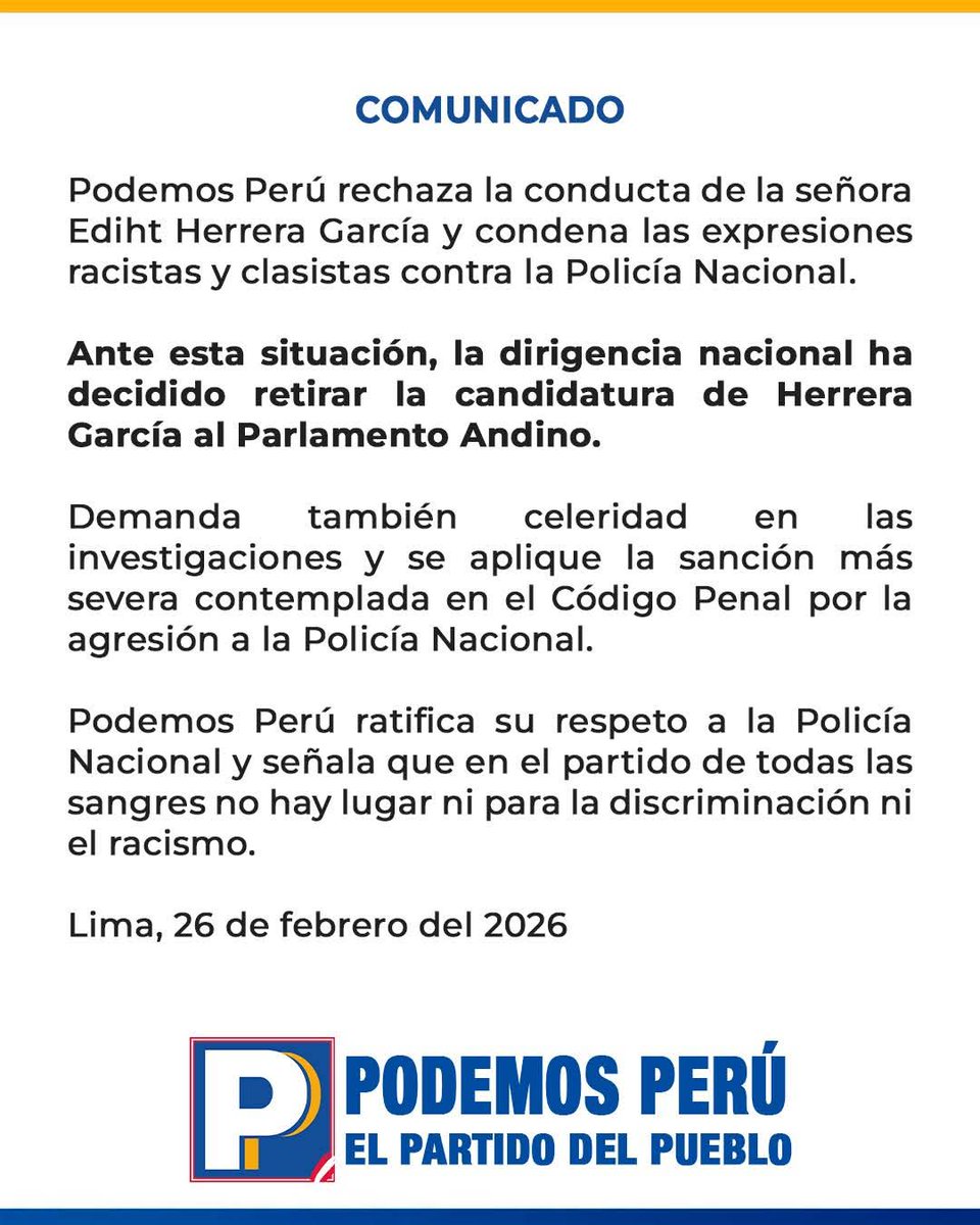 podemos_peru's tweet photo. #Comunicado https://t.co/lbgyYJIH59