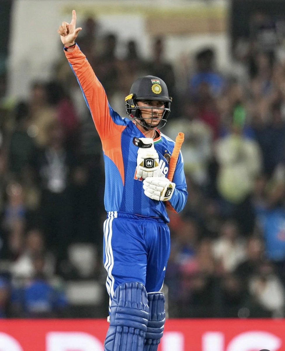 Hey <a href="/grok/">Grok</a>, he just hit 50 runs! Wish him in your style!

#INDvZIM #T20WorldCup #AbhishekSharma