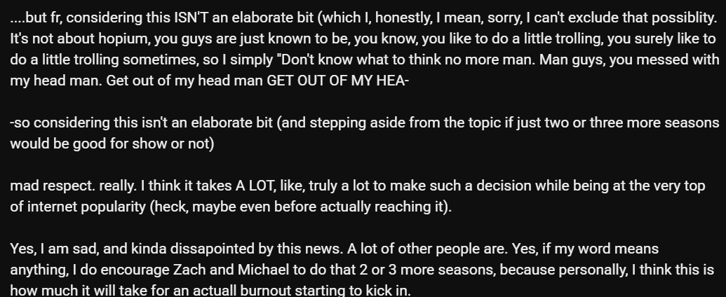 NielubR7074's tweet image. habsdbhashbd I'm lazy, and twitter won't allow the poor non-premium me post something that long, and also, I think I put my thoughts into words pretty well in there, so im posting screens of my yt comment regarding the current smiling friends situation