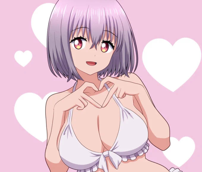 本日のアカネちゃん 脈絡なく水着 #GRIDMAN_UNIVERSE #新条アカネ