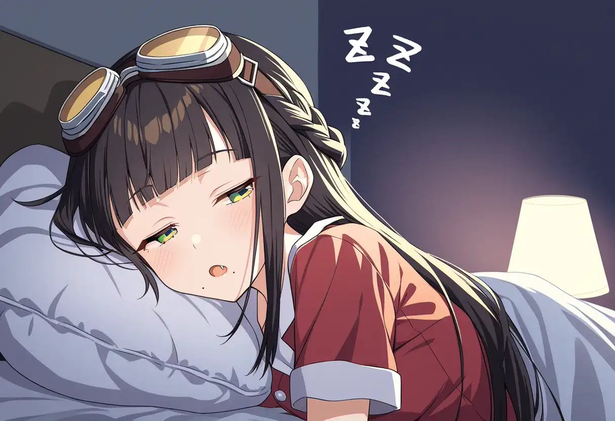 おやすみなさい。Zzz(¦3[···]) #Days_AI #AIイラスト