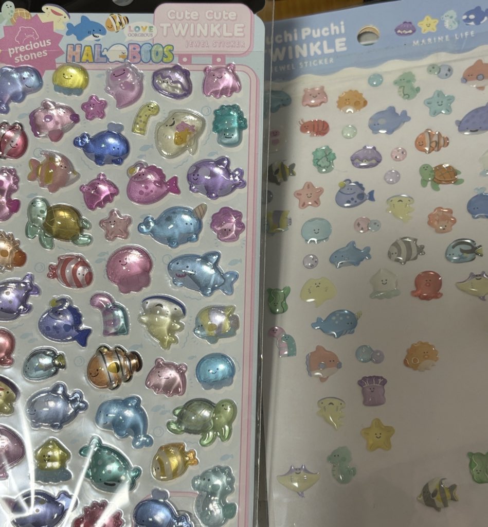 大好きなシールが、3D！？