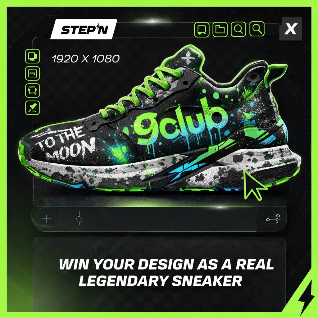 #STEPNLegendary
コンセプト:
このデザインは、ストリートアートやカスタムスニーカーの文化からインスピレーションを得た、エッジの効いた「ストリートカスタムモデル」です。<a href="/9CLUBCOFFEE/">9CLUB</a>