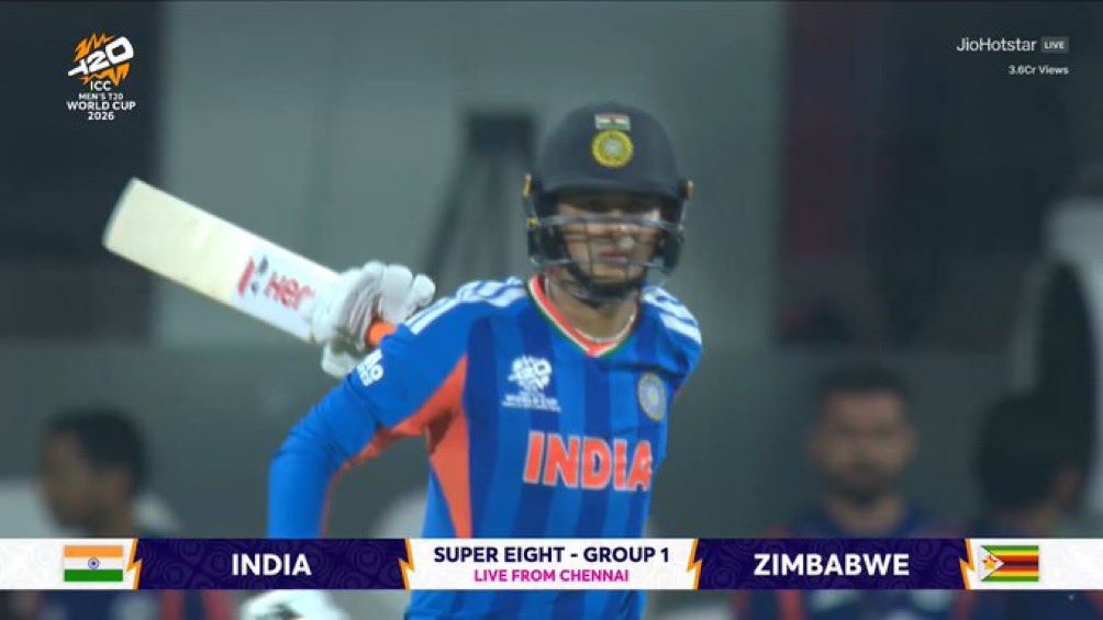 26 BALL FIFTY BY ABHISHEK SHARMA. 

- Abhishek is back!!!
#T20WorldCup #INDvsZIM