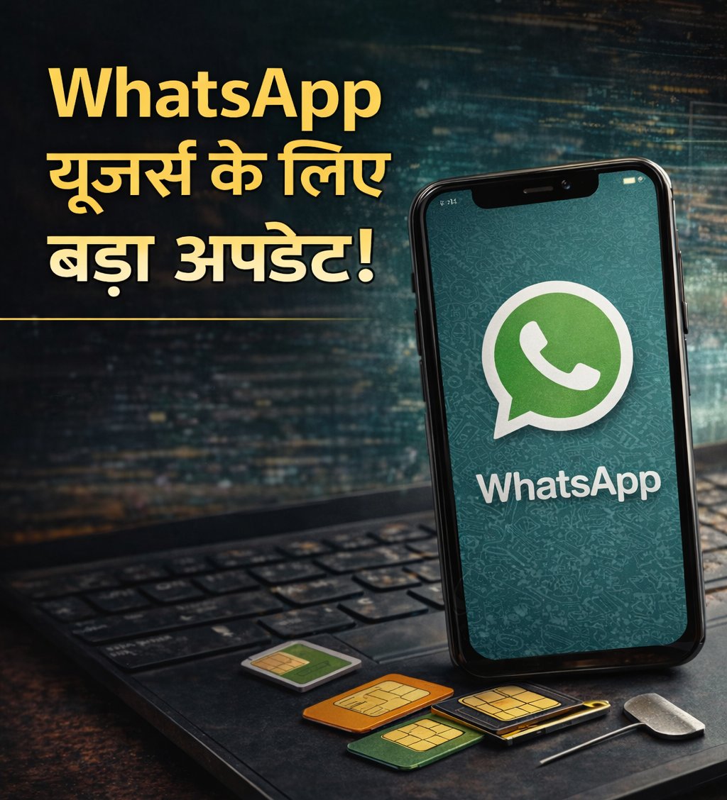 WhatsApp का इस्तेमाल करने वालों के लिए बड़ी खबर है।

सरकार ने साफ कर दिया है कि WhatsApp और दूसरे मैसेजिंग ऐप्स के लिए SIM से जुड़ा नया नियम 1 मार्च से लागू होगा। बिना एक्टिव SIM के ऐप चलाना मुश्किल हो सकता है।

इतना ही नहीं अगर आपने कंप्यूटर पर वॉट्सएप लॉगिन किया हुआ है तो ये भी