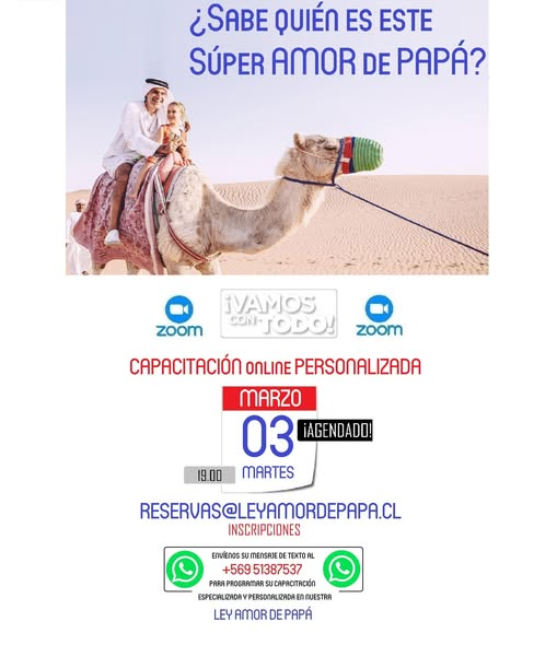 ¿SABE QUIÉN es el SÚPER <a href="/AmordePapa/">Amor de Papá</a>  de la fotografía?

GRACIAS TODAS #LEYAMORDEPAPÁ por consagrar en Chile la figura legal de #custodiacompartida y el principio de #corresponsabilidadparental

+INFO: reservas@leyamordepapa.cl y/o MENSAJE de TEXTO al WhatsApp +56 9 51387537