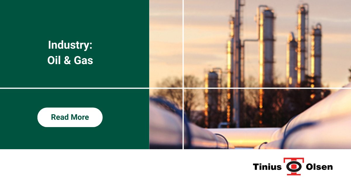 TiniusOlsen1's tweet image. Our materials testing equipment can ensure regulatory compliance of the raw materials used throughout the oil &amp;amp; gas industry.

Discover our consistent and reliable assurance solutions.

tiniusolsen.com/by_industry/oi…

#oilandgas #materialstesting #safety