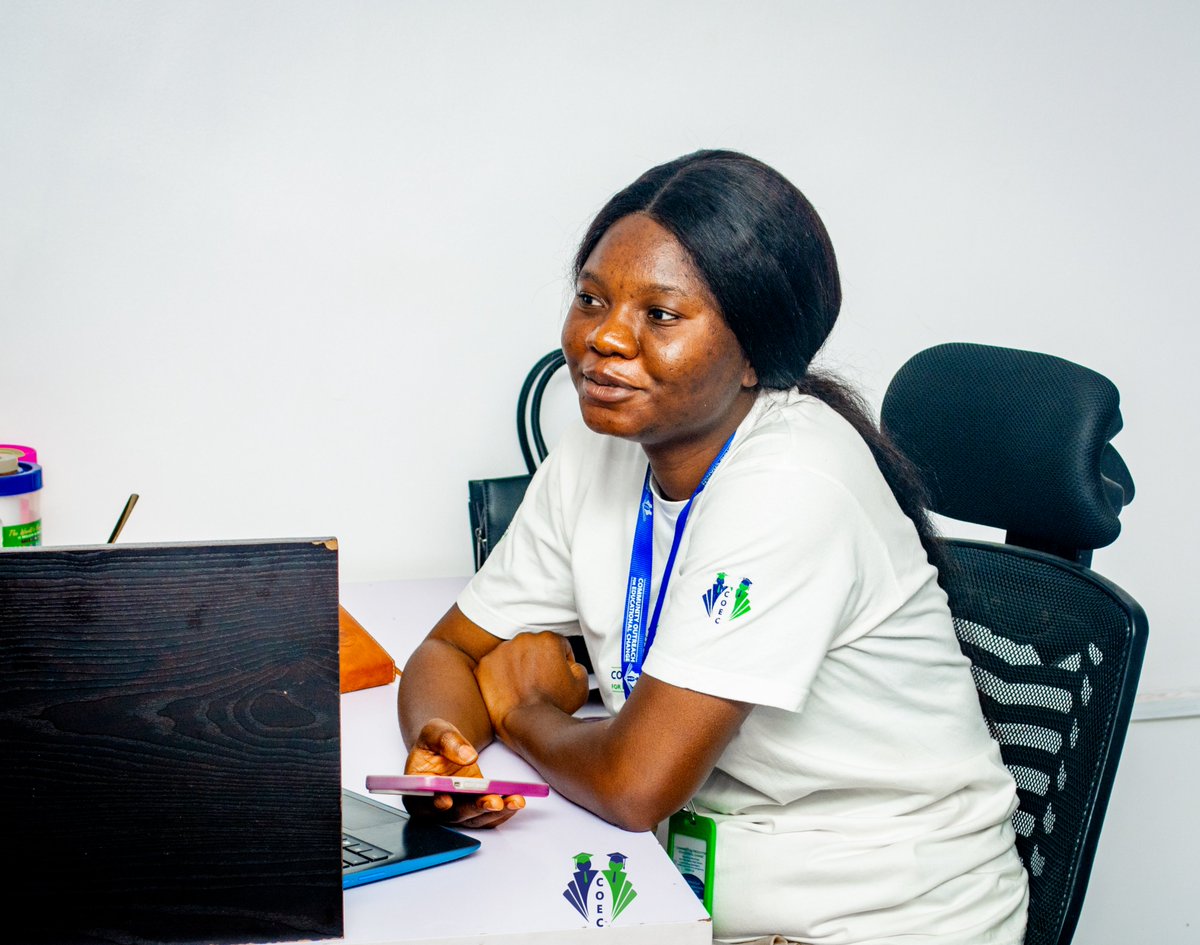 coec_ng's tweet photo. After our Wednesday fellowship, our Media Team led a knowledge-sharing session on basic video editing.

Knowing the goal is near, we keep working.

COEC: Educate. Empower. Liberate.
https://t.co/wKv4r9kEyL
#COEC #KeepWorking #CapacityBuilding #MediaForChange https://t.co/hjsrBcu9Kn